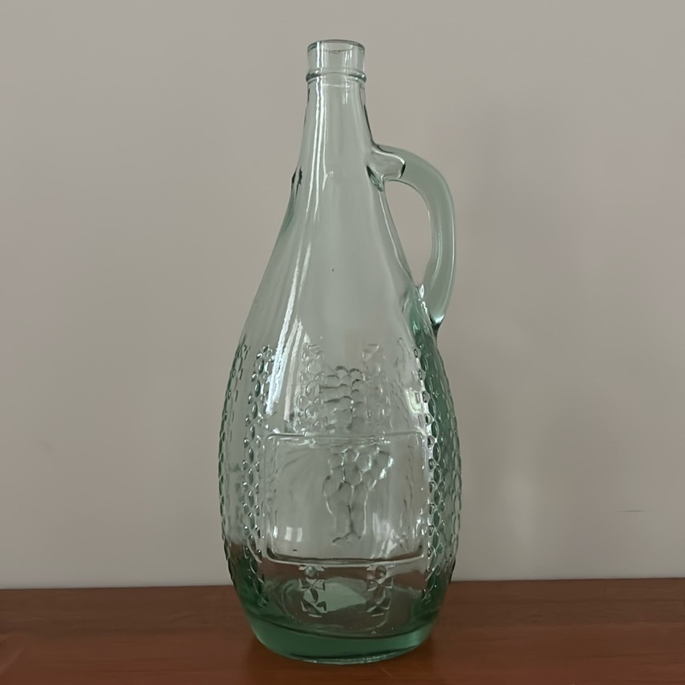 Green Glass Grape Decanter Himark Spain